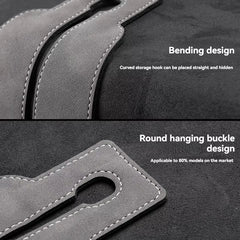 Suede Double Hook Rear Seat Backrest Hook Car Interior Organizer Accessories for Changan CS35 plus CS55 plus CS75 plus Eado