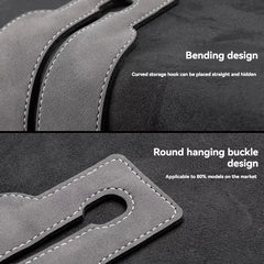 Luxury Suede Double Hook Organizer – Premium Rear Seat Backrest Hook for Changan CS Series & Eado