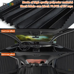 ShadeGuard™ Magnetic Car Window Sunshade – Cool, Private, Protected. InstantlyMagnetic Car Sunshade Window Curtains Auto Window Sun Shade Privacy Sun UV Protection Window Shield Car Interior Accessories