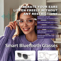 SoundSight Smart Glasses – Bluetooth Sunglasses with Built-In Earphones, UV400 Polarized Lenses & Hands-Free Calling