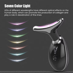 7-in-1 LED Face & Neck Lifter – Sculpt, Tighten & Glow