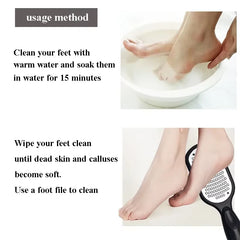 SilkyStep Pro – Double-Sided Stainless Steel Foot File for Callus & Dead Skin Removal