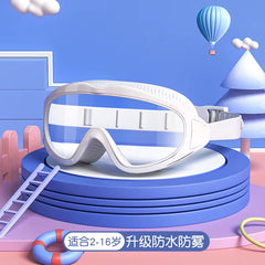 AquaChamp Kids Swim Set – Waterproof Anti-Fog Swimming Goggles & Cap with Protective Case